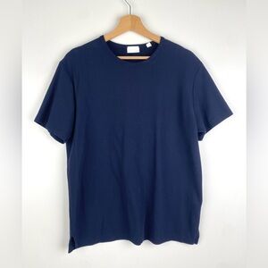 Handvaerk Pima Cotton T-Shirt Navy Medium